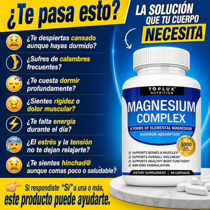 MAGNESIO COMPLEX USA 8 ELEME 1000 MG USA